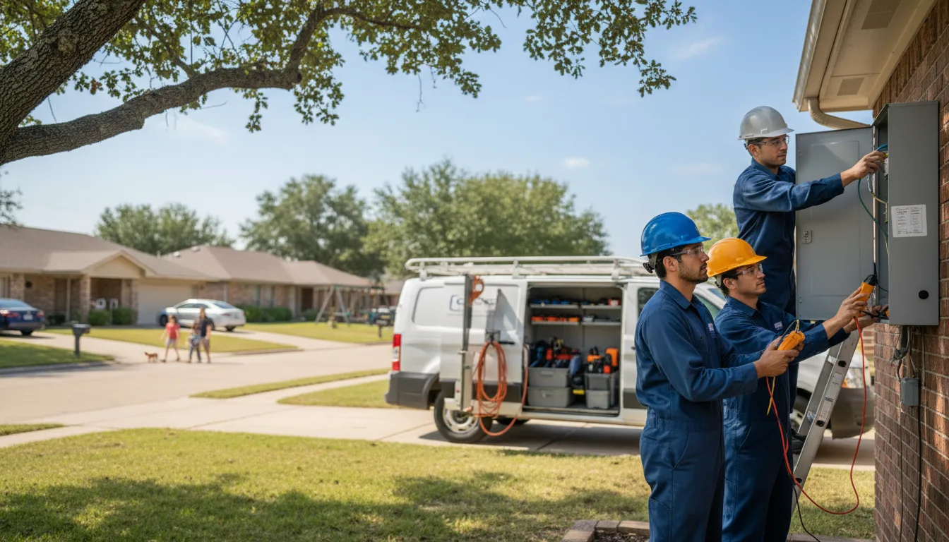 Certified electrician providing emergency electrical services in Singer, LA